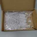 24 Pcs Plastic Hanging Icicles Christmas Icicle Ornaments 5.5, 3.5 Drop Ornament for Christmas Tree Winter Decorations Transparency Clear Icicles for Xmas Tree Party Wedding Supplies