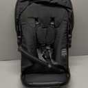 UPPAbaby RumbleSeat V3 Second Lower Seat - Compatible with Vista V2 and Vista V3 - All-Weather Seat + Magnetic Buckle Adapters Included - Jake (Charcoal/Carbon Frame/Black Leather)