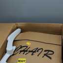 Ergonomic Office Chair, High Back Mesh Desk Chair with Molded Foam Cushion, Adjustable Headrest, Lumbar Support, Lock Function (All White)