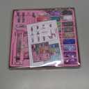 LYNDA Plastic and Metal Snap Buttons with Snaps Pliers Set,300 Sets Plastic and Metal Snap Buttons for Sewing and Crafting (Pink)