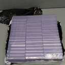 200 Pcs 3 x 1 Inch Self Adhesive Label Holders with Paper Label Inserts, Clear Shelf Tag Label Holders Adhesive Shelf Labels for Supermarket Bookshelf Mailbox Storage Bins