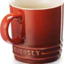 Le Creuset Stoneware Espresso Mug, 3 oz., Cerise (3.4 Ounces)