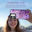 Fiyart Designed for iPhone 16 Plus Case,Cute 3D Glossy Butterflies for Women Girls Hard Shell Durable Shockproof Luxury Aesthetic TPU Phone Bumper 6.7"-Purple