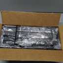 Hanging Towel Racks for Bathroom No Drill - 6-Tier Over The Door Bath Towel Storage Organizer for Small Bathrooms - Tiered Back of Door Towel Holder Hanger for Rolled Towels RV Camper Black