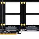 GLOTRENDS PU41 Quad U.2 SSD to PCIe 4.0 X16 Adapter Without PCIe Bifurcation Function (PCIe Bifurcation Motherboard is Required)