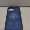 FNTCASE for iPhone 13 Mini Case: for iPhone 12 Mini Case [Compatible with Magsafe] Translucent Matte Magnetic Phone Cover - Military Grade Drop Protection Shockproof Protective Cases - Blue