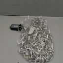 HGJ Outdoor String Lights Waterproof Halloween Lights with Timer, 11 Modes for Holiday Party Home Decor (Purpel+Orange, 360LED 32FT)