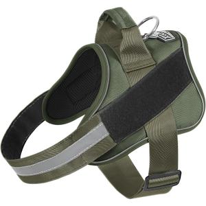 Bolux Dog Harness, No-Pull Reflective Dog Vest, Breathable Adjustable Pet Harness with Handle for Outdoor Walking - No More Pulling, Tugging or Choking (Small (Pack of 1), TacticalGreen)
