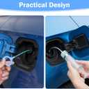 Yolev 6pcs Sunroof Drain Cleaning Tool,120 Inch Extra Long Pipe Cleaners Drain Brush Pipe Cleanings with Straight Brush,Syringe Hose,Sponge Sun Roof Drains Cleaning Tool for Auto Car Sunroof Wiper