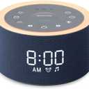 Dreamegg D1+ Sound Machine & Alarm Clock - Sound Machine for Sleep, White Noise Machine with 29 Soothing Sounds, Night Light, 0-100% Dimmable, White Noise Alarm Clock for Bedrooms Adults Baby, Blue