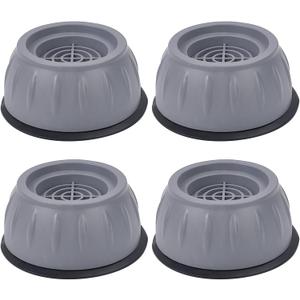 Anti Vibration Pads for Washing Machine, Washer Stabilizer and Dryer Bumper Pads - Appliance Anti Vibration Pads to Prevent Walking, Riser Feet, 4 Pack
