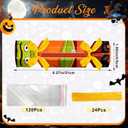 24 Pcs Halloween Surprise Money out Pull Pouch Vampire Ghost Witch Trick or Treat Candy Cash Box Gift Funny Money Holder DIY Halloween Women Men Adults Holiday Party Favors