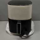 Simple Deluxe 12-in-1 Air Fryer 6.34 Qt, Digital Preset Airfryer with Visible Window, Nonstick and Dishwasher-Safe Basket, Air Fry, Roast, Bake, Dehydrate, Fries, 1700W, Beige