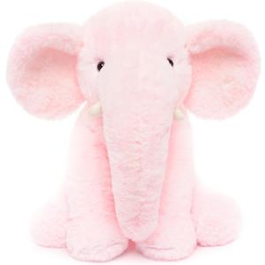 WEIGEDU 13" Pink Elephant Stuffed Animal - Plush Toy for Boys, Girls, Kids, Baby Shower, Bedtime, Birthday