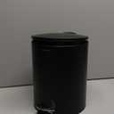 Blomus TUBO Pedal Bin Wastepaper Basket - Black