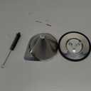 LHS Pour Over Coffee Dripper Stainless Steel Coffee Filter Metal Cone Filter Paperless Reusable Coffee Filter Single Cup Coffee Maker 1-2 Cup With Non-slip Cup Stand and Cleaning Brush