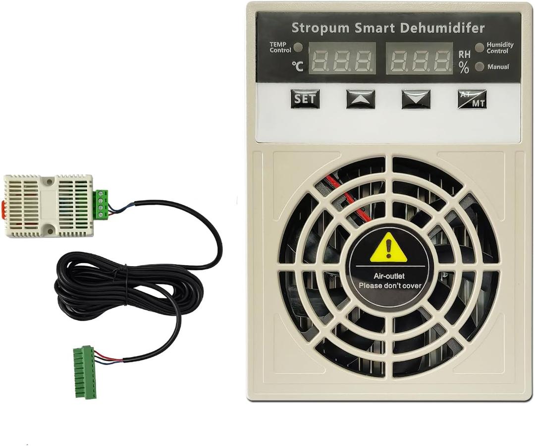 Automatic Small Dehumidifier for Grow Tent,Electric Box,Storage Cabinet,Closet,110V/240V Mini Dehumidifier With Temperature Control Switch (Medium Size(45W 110V-240V))