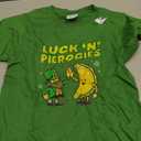 Luck N Pierogies Funny Polish Irish St Patricks Day Polska T-Shirt XS