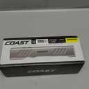 Coast Slayer Laser 1000 Lumen USB-C Rechargeable LED Flashlight with Pocket Clip - 5 mW Laser, 650 nm Wavelength
