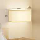 Battery Operated Wall Sconces Set of 2, 5000mAh Rechargeable Wall Lighting 15 Colors Wall Lamp with Remote 10 Levels Brightness, Wireless Wall Sconces Decor with Timer for Bedroom Living Room