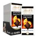Lindt EXCELLENCE Intense Orange Dark Chocolate Bar, Dark Chocolate Candy with Orange and Almond Slivers, 3.5 oz. (12 Pack)