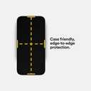 BodyGuardz Pure 3 Glass Compatible with iPhone 17 and iPhone 16 Devices - Durable Anti-Glare Tempered Glass, Easy Install, Edge-to-Edge, Case-Friendly - Black Border (for iPhone 17 Pro Max / 16 Pro Max - 6.9 inch)