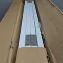 Clear Dog Play Pen,Pet Playpen with Door,Easy to Clean and Install Puppy pens for Both Indoor and Outdoor use (White, 30.3 inch Height, 8 Panels)