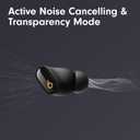 Beats Studio Buds + | True Wireless Noise Cancelling Earbuds, Enhanced Apple & Android Compatibility, Built-in Microphone, Sweat Resistant Bluetooth Headphones, Spatial Audio - Black/Gold