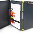 Dexas Duo Clipcase Dual Sided Storage Case and Organizer, Yellow