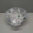 S.G Premium Quality Plastic Punch Bowl with Ladle - 2 Gallon Punch Bowl with Ladle - Embroidered Design 8 Quart large Serving Bowl with 5 oz Plastic Serving Ladle/Spoon for Parties, Holidays, and more