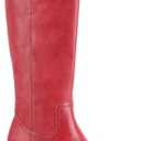 UBWDU Women's Knee High Boots Chunky Block Heel Long Boots Square Toe Low Heel Boots for Women, Size 8