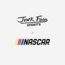 Junk Food Nascar-Driver Sponsors Stacked Logo-Unisex Adult Sports Fan T-Shirt for Men & Women