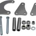 Chrome LWP Power Steering Pump Bracket Compatible for Saginaw GM BBC BB Chevy 454