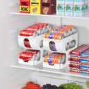 Sotfamily FIFO Soda Can Organizer for Pantry/Fridge, Automatic Rolling Pop Can Dispenser/Storage/Holder/Container for Refrigerator or 12" Deep Shelf, Space-Saving Drink Organizer for 24 Standard Cans