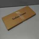 2 x Solino Home Table Runner 90 Inches Long - 100% Pure Linen Marseille Plaid Black Table Runner 14 x 90 Inch for Dining