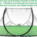 SANSBUG Bug Tent for One Person (Instant Pop up, Strong No-See-um Mesh, Poly Floor)