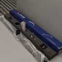 DLONE Linear Shower Drain | 36" AISI 304 Stainless Steel Linear Drain, Matte Black Shower Drain with Tile Insert Panel & Adjustable Feet, Long Rectangle Shower Floor Drain in Bathroom, Balcony, etc