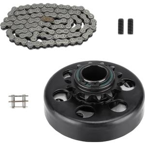 Go Kart Centrifugal Clutch 1" Bore 14 Tooth with #40/41/420 Chain, Fit for Engines with straight shaft 2-8 HP 212CC Minibike Mini Motorcycles Go Kart Lawnmower, Up to 2300 RPM