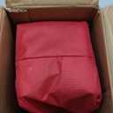 HIGH POINT SPORTS Oversized Folding Camping Chairs for Adults, High Backrest Heavy Duty Lawn Chairs Support 500 LBS Portable Collapsible Camp Chairs with Cup Holders,Side Pocket, Red (Single Pack)