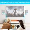 Heavy-Duty Wall Bracket Compatible with Sonos Move 1 and Move 2 Wall Mount Indoor/Outdoor for Sonos Move Mount Easy to Install, White
