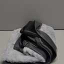 Sunheir Washable Extra Large Dog Bed Covers Soft Plush Replacement, Waterproof Dog Bed Liner, Pet Bed Cover with Zipper 44x32x3 Inches, Grey, Cover Only