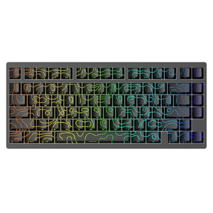 MG75PRO 81 Keys Wired Magnetic Switch Mechanical Keyboard, Hall Effect, 8KHZ/ARGB/CNC Aluminum, Gasket Structure Gaming Keyboard(Black)