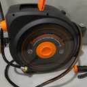 Mars Villa Retractable Garden Water Hose Reel for Outside, 1/2 IN x 65 FT