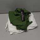 SCARLET DARKNESS Renaissance Costume Women Peasant Medieval Dress Short Sleeve Maxi Fairy Dresses with Pockets (Small, Green)