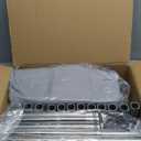 6565 Inch Stylish Hexagonal Baby Playpen, Soft Play Pen for Babies and Toddlers, Safe Anti-Fall Baby Play Yards, Indoor & Outdoor Sturdy Safety Activity Center, Fence with Breathable Mesh (Grey-65*65*27)