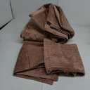 EVERGRACE Velvet Quilt Set King Size, Luxurious Soft Striped Channel Bedding Set, Lightweight Velvet Comforter for All Season, Oversized Bedspread Coverlet with 2 Matching Shams, Mocha Brown