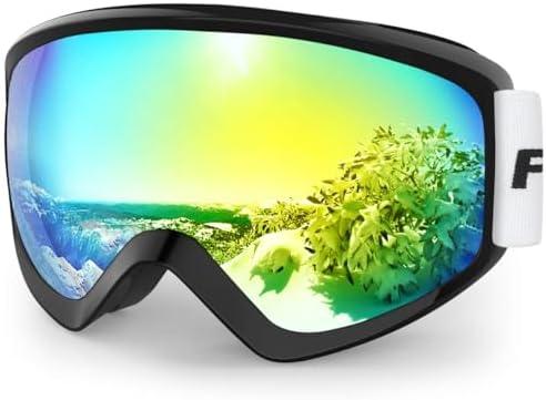 findway Kids Ski Goggles, Kids Snow Snowboard Goggles for Boys Girls Youth OTG