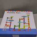 Marble Run, 110pcs Marble Maze Game Construction Building Toys for Kids, Marble Track Race Set STEM Learning Toys Gift for Boys Girls 3 4 5 6 7 8 9 10+, 8105