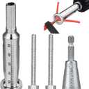 Wire Twister Tool for Drill, Wire Stripper for Drill, 2-6 Way Wire Nut Twister, Electrical Wire Twister, Fast Electric and Hand Wire Stripper and Twister for Cable Quick Stripping or Twisting 2Set