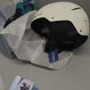 Ski Helmet and Goggles Set, Snowboard Helmet Goggles for Men Women & Youth, Shockproof Snow Helmet Anti Fog OTG Snow Goggles for Skiing Snowboarding (Large, Egg White)